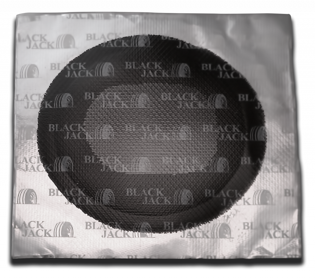 Ft543 Foil Back Tube Patch 2 1/16" (52mm) BlackJack Tire