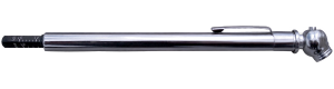 Tire Gauge 10-50 PSI Metal Chrome