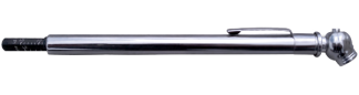 Tire Gauge 10-50 PSI Metal Chrome