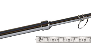 Ga-248 - Truck Tire Gauge w/ Alum  Slid 10-150 psi (100-1000 kpa)  +- 1psi