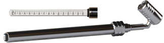 Gauge, Large Bore Swivel Head 10-150 psi w/ Alum. Slide