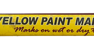Paint Stick Yellow 1/2" Diameter Hex