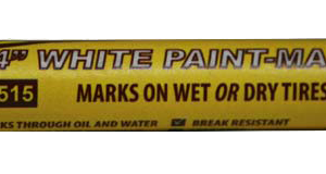 Paint Stick White 3/4" Diameter Round