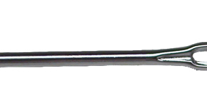 4" Open Eye Needle, Chrome Chrome