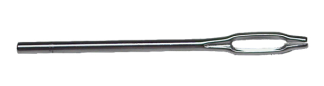 4" Open Eye Needle, Chrome Chrome