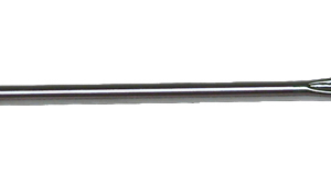 6" Open Eye Needle, Chrome Chrome