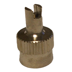 Valve Cap with Core Tool (Nickel)