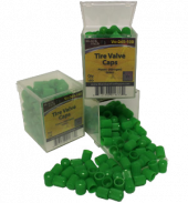 Plastic Valve Cap w/ Seal Green (Nitrogen) Plastic