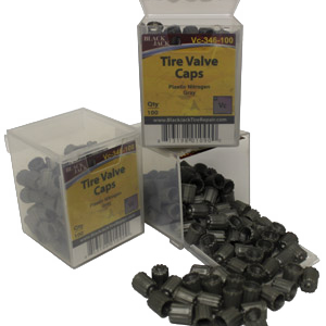 Tire Valve Caps Gray (Nitrogen)  Plastic