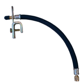 Ve-DW11 - 11" Rubber Valve Extension w/Clamp for Dual Wheels