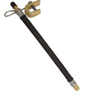 9"   Rubber Valve Extension w/Clamp for Dual Wheels