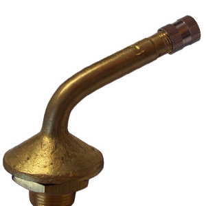 Brass Clamp-In Valve European Style, 20.5mm Rim Hole