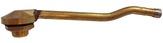 Brass Clamp-In Valve European Style, 20.5mm Rim Hole