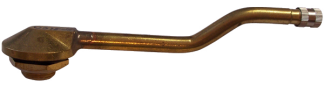 Brass Clamp-In Valve European Style, 20.5mm Rim Hole