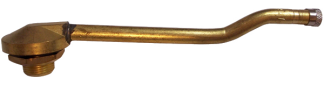 Brass Clamp-In Valve European Style, 20.5mm Rim Hole