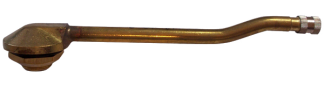 Brass Clamp-In Valve European Style, 20.5mm Rim Hole