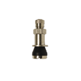 (TR416SS) Valve Stem  Chrome .453 Rim Hole 1 1/8" eff. Length