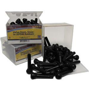 Valve Stem  (TR418)  2" Snap-In EPDM Rubber