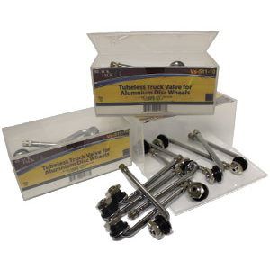 Vs-511 - Nickel Plated Clamp-in Valve Fits Alcoa Aluminum Wheels