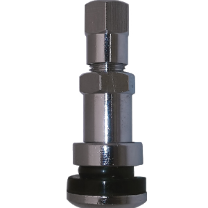 Chrome  Valve, Max 200 PSI 1 1/2" eff. Length, .453 Rim Hole