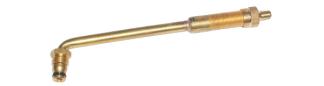 Vs-J658 - Large Bore Swivel Valve Stem (TRJ658), 5 1/2" Long 80 Degree Bend