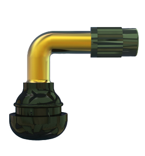 thumbnail image 2 of Vinciann 2x Curved Valve RIM PVR70 – Rubber Tire Valve For Motorcycle & Scooter (Brass/Black) 2 of 5
