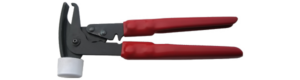Wheel Weight Pliers Black with Red handles